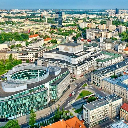 Super Apartament Brown 2X Metro Nowy Wifi Netflix Spotify Panorama Miasta Warszawa Exteriör bild