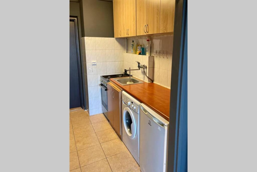 Super Apartament Brown 2X Metro Nowy Wifi Netflix Spotify Panorama Miasta Warszawa Exteriör bild