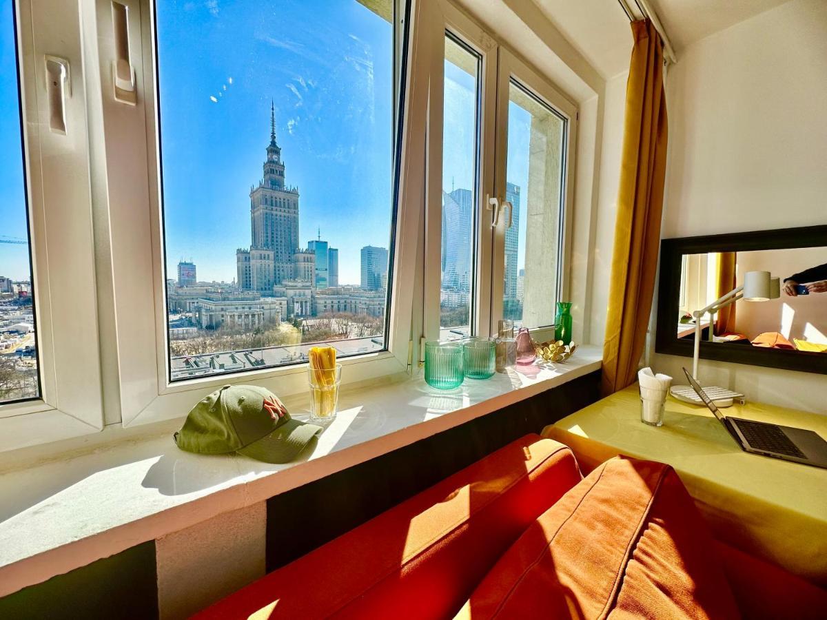 Super Apartament Brown 2X Metro Nowy Wifi Netflix Spotify Panorama Miasta Warszawa Exteriör bild
