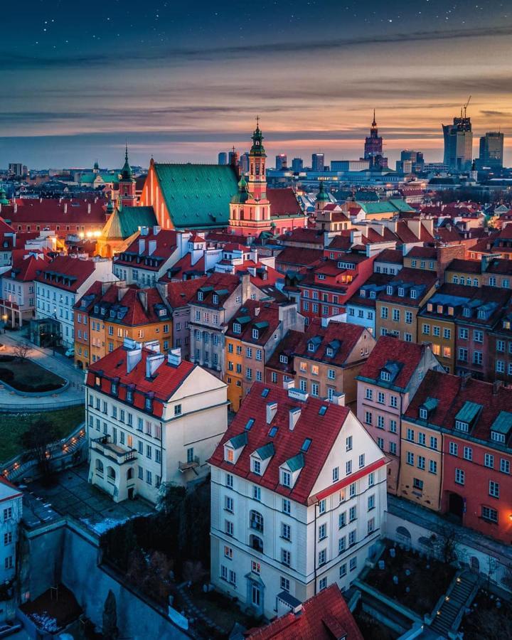 Super Apartament Brown 2X Metro Nowy Wifi Netflix Spotify Panorama Miasta Warszawa Exteriör bild