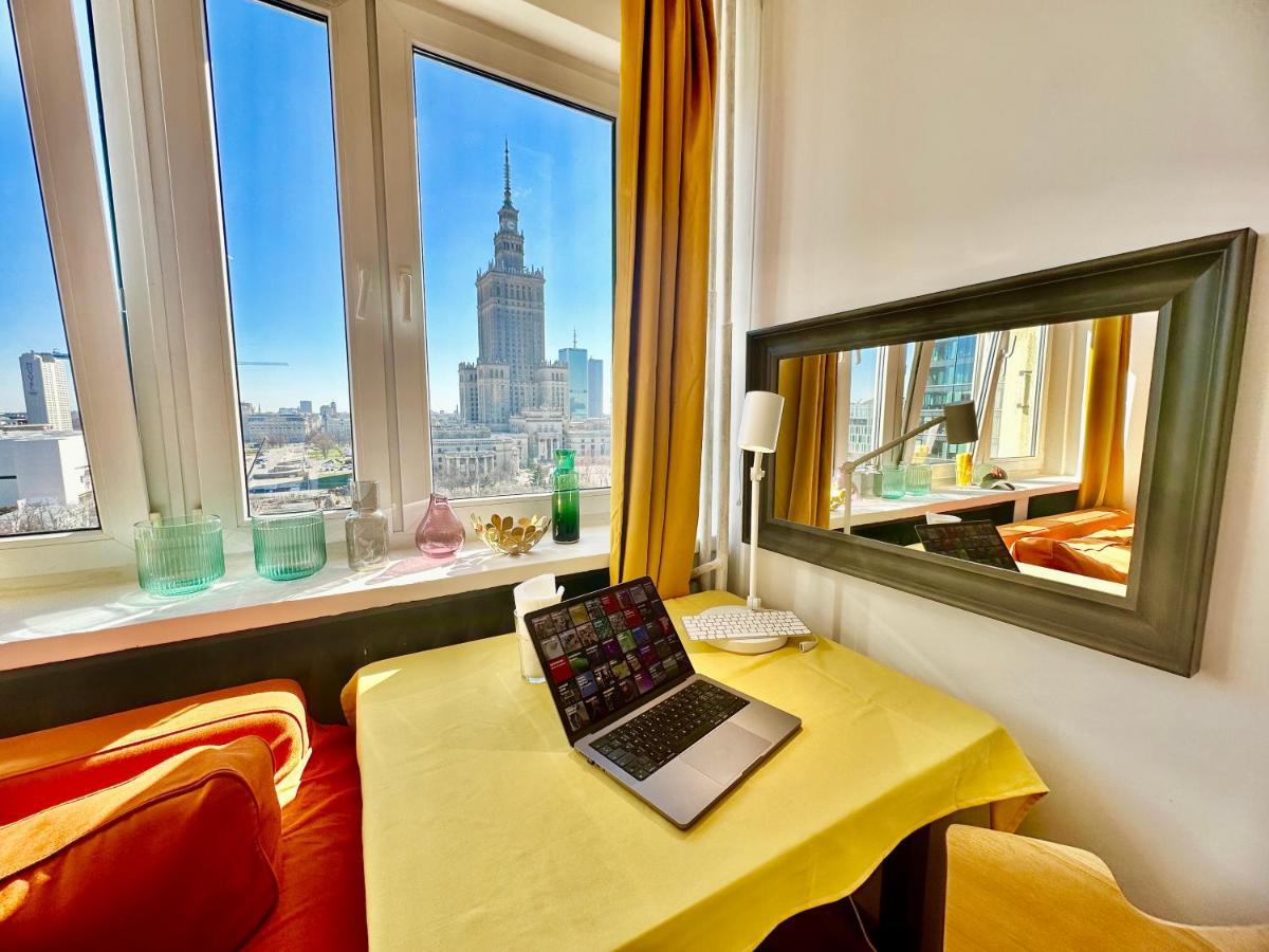 Super Apartament Brown 2X Metro Nowy Wifi Netflix Spotify Panorama Miasta Warszawa Exteriör bild